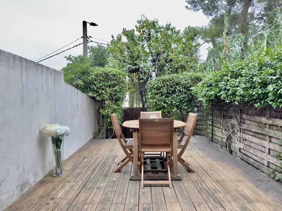 Maison Au Calme 2 Chambres Terrasse Clim Parking Gratuit Montpellier Exterior foto